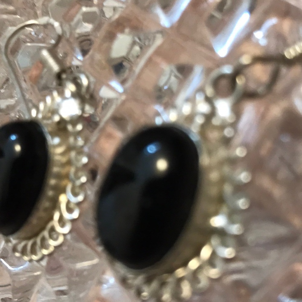 Black amethyst silver